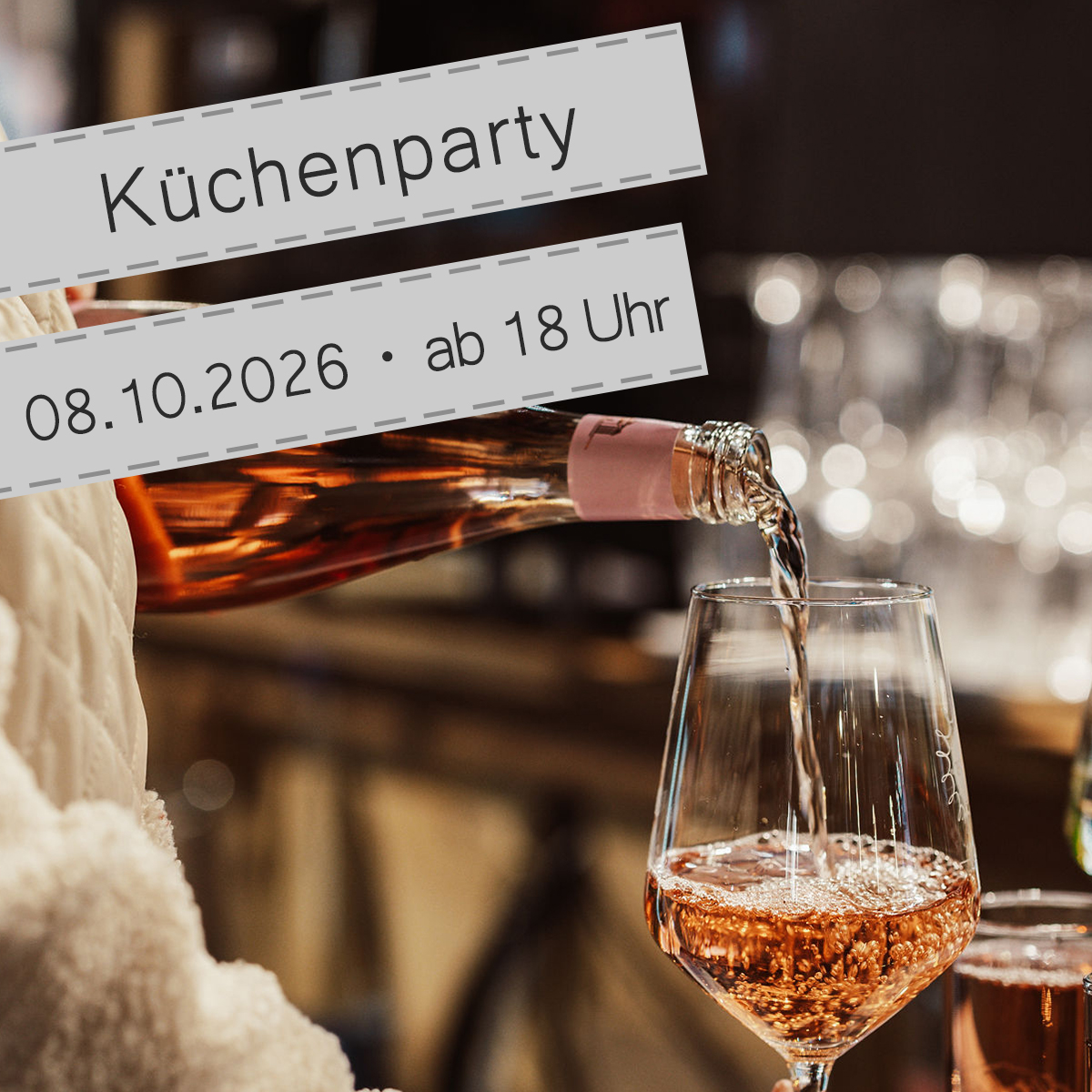 Herbstmenü X Küchenparty \ 08.10.2026 • ab 18 Uhr