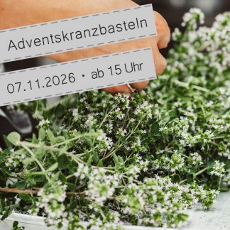 D I Y - Adventskranzbasteln \ 0711.2026 • 15 Uhr